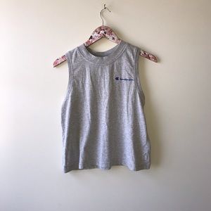 Champion medium light gray sports tank top!!